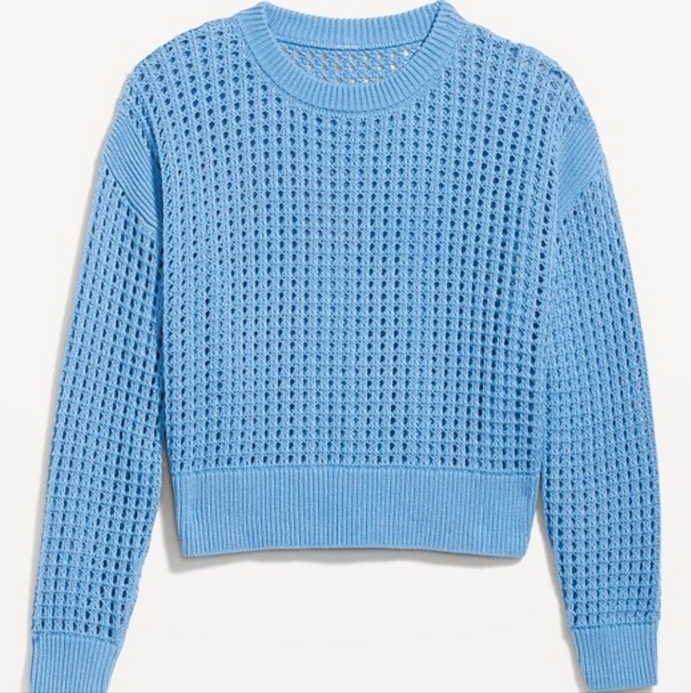 Women's Blue Knit Sweater By Old Navy In Size XS